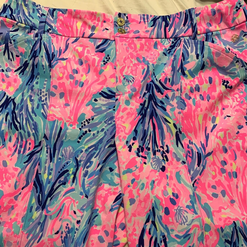 Periwinkle Purple Fan Sea Pants Golf